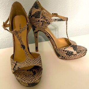 Chinese Laundry Women's Snakeskin Heels